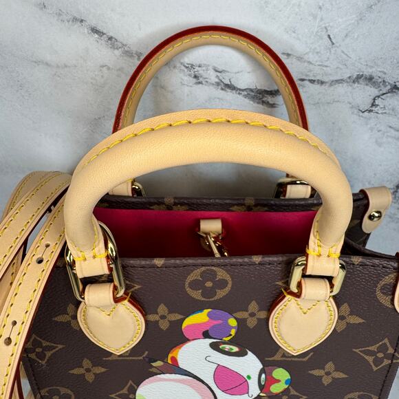 Louis Vuitton Murakami Panda Bag Onthego BB LV x TM Monogram Multicolor 2025 New - Picture 13 of 14